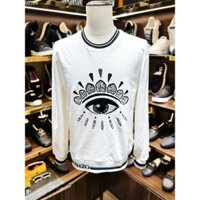 [ Đủ Mẫu ] Áo sweater nỉ Kenzo logo con mắt thêu ngực kẻ sọc viền LA LK