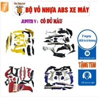 [ ĐỦ MÀU ] Bộ nhựa dàn áo xe Jupiter V phanh đĩa và phanh cơ nhựa ABS cao cấp TẶNG KÈM BỘ TEM