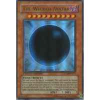 [ dưa hấu yugioh ] Lá bài thẻ bài Yugioh Tà thần The Wicked Avatar - Super ultra Rare - Tặng bọc bài nhựa bảo quản