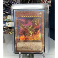 [ Dưa Hấu Yugioh ] Lá bài thẻ bài The Winged Dragon of Ra - 20th Secret Rare - Tặng bọc bài nhựa bảo quản