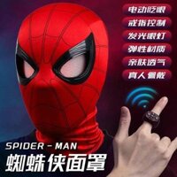 🔥 đứa trẻ 🔥 quà tặng bạn trai Hoạt hình lễ Halloween cosplay có hàng sẵn mặt nạ khiêu vũ Avengers Marvel mặt nạ người nhện ♔Cyber Người Nổi Tiếng Người Nhện Mũ Mắt Di Động Điện Blink Mask Người Nhện Anh Hùng Thám Hiểm Mũ Cảm Ứng Phát Sáng☞