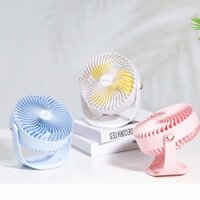 [ Dùng 7 tiếng liên tục ] Quạt để bàn tích điện quay 360 độ chính hãng yoobao mã Y F12 dung lượng 2000mah Chính Hãng