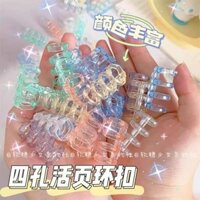 🔥 Dùng Cho Sổ Tay DIY 🔥 Các tài liệu được đóng thành sách Gáy Nhựa Binder Thanh Vòng Xoắn Nhựa có hàng sẵn còng nhựa Thanh còng nhựa làm sổ không gây khó chịu cho tay ✶Macaron Màu 4 Lỗ Rời Lá Khóa DIY Tự Chế Cuộn Dây Có Thể Tháo Rời Đóng Sách Hiện Vật R