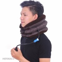 ✅ DỤNG CỤ ĐAI NÂNG CỔ BẰNG BƠM HƠI - THIẾT BỊ HỖ TRỢ KÉO Giãn Cột SỐNG CỔ,thiết bị đai nâng bó cổ bằng bơm hơi GREETMED