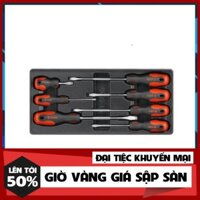 [ Dụng Cụ Số Pro ]. Đồ Nghề Yato Balan. Khay bộ tua vít 2 cạnh đầu nam châm 7 chi tiết Yato YT-5535