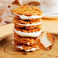 [ Dưỡng chất ] Combo 1000g Bánh ngói hạnh nhân/Bánh lát dừa/ Bánh quy Nougat Hạnh nhân/Bánh lát hạnh nhân giòn thơm ngon