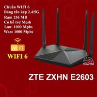 [ English ] Bộ phát wifi Router wifi ZTE E2615 / E2603 / E1600 zxhn E2603,wifi 6,ax1800 wifi dual band ( Qua sử dụng )