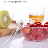 # Expen # 25 Cái 300ml Bát tròn bằng nhựa dùng một lần Nhà bếp Salad Đồ ăn nhẹ Hộp đựng dã ngoại Phụ kiện nhà bếp thân thiện với môi trường nhẹ.