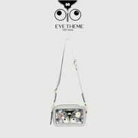 【 EYETHEME 】Túi Đeo Chéo Dáng Camera Họa Tiết Kim Sa Bling Bling 2803 - Camera Crossbody Bag