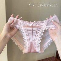 < Fairy Full < Quần Lót Satin Retro Nữ Pure Desire Ren Gạc Gợi Cảm