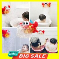 [ Flash Sale ] Đồ chơi con cua thổi bong bóng trong nhà tắm cho bé