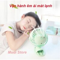 [ FLASH SALE ]  Quạt Kẹp Tích Điện Nhỏ Gọn Pin 32 Giờ YooBao Xoay 360 Độ Quạt Cầm Tay Pin Lâu