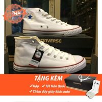 | Flassale| [FREE SHIP + FULL BOX] Giày classic full trắng cao cổ hàng vnxk nam nữ giá rẻ