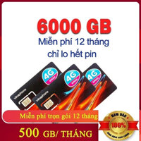 [ FREE 1 NĂM KHÔNG NẠP] SIM 4G VINAPHONE U1500 TẶNG 500GB/THÁNG SIM VIP PRO KHÔNG GIỚI HẠN DATA