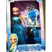 [ FREE ] Búp bê Công chúa Elsa kèm phụ kiện [ HÀNG CHUẨN ]