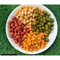 ✅ Free ship 1 LON PET ĐẬU PHỘNG DA CÁ (LẠC DA CÁ) MIX 5 VỊ - DA CÁ THÁP 5 TẦNG 600GR - ĐỒ ĂN VẶT VỪA NGON VỪA RẺ Hàng Ch