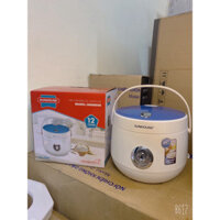 [ Free Ship 50k ] Nồi cơm điện 1.8L SUNHOUSE SHD8606. Hiện Đại, tặng kèm giá hấp, bảo hành 12 tháng toàn quốc.