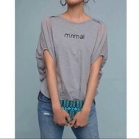 [ Free Ship] Áo Nữ Cánh Dơi Phối Voan Miu Xuất Dư Chất Đẹp Full Tag