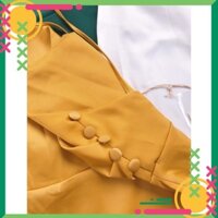 [ FREE SHIP+ BẢO HÀNH CHÍNH HÃNG] ⚡️Đầm maxi 2 dây hở lưng xẻ chân