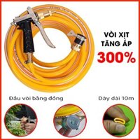 [ FREE SHIP ] Bộ dây và vòi xịt tăng áp lực nước 3 lần loại 10m và 15m