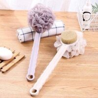 💥 FREE SHIP💥 Cây cọ lưng Nhật Bản kèm bông tắm 2 in 1 tiện lợi - cọ lưng- cọ lưng có bông-cọ lưng body - GD46