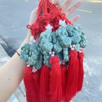 [ FREE SHIP ] Dây Treo Xe ô tô Phong Thủy, Dây xe ô tô Tỳ Hưu đá tự nhiên