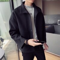 [ FREE SHIP ĐƠN 99K ]_Áo dạ dáng ngắn nam phối túi .