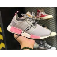 ( FREE SHIP ) Giày NMD R1 Grey Vapour Pink ( Zalo Buôn Sỉ : 0334321654 )