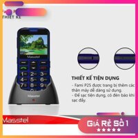 💥 Free Ship💥Điện Thoại Người Già Masstel Fami s, Fami P25 Loa To, Phím To, Pin Khỏe, tặng DOCK sạc