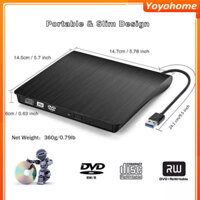 [🚚 Free shipping]Đầu DVD Đầu đọc CD Đầu ghi DVD Đĩa CD/DVD-RW gắn ngoài USB 3.0 Tốc độ tối đa USB 3.0 DVD-RW