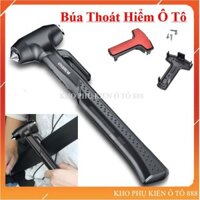 [ FREESHIP ] Búa thoát hiểm , búa phá kính khẩn cấp an toàn cho xe hơi hai màu đen đỏ