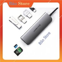 [ Freeship ] CÁP CHUYỂN USB TYPE C HUB USB 3.0 + THẺ NHỚ SD/TF UGREEN 50598