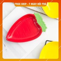 [ freeship - đổi trả lỗi trong 7 ngày ] Đĩa ăn trang trí hình củ cải đỏ