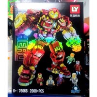 [ Freeship ] Lắp ráp Robot Hulkbuster LY 76066 - Mô Hình Người Sắt Khổng Lồ nhiều chi tiết 2008 Pcs