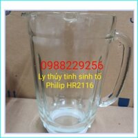 [ Freeship ] Ly thủy tinh sinh tố chính hãng dùng cho máy Philip HR2116