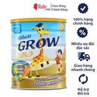 [ FREESHIP ]Sữa Bột Abbott Grow Gold 3+ Và 6+ 900g/lon