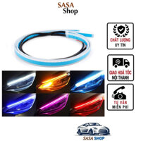 [ Freeship Xtra ] Bộ 2 Dây Đèn Led Mí Ô Tô Tích Hợp Xi Nhan Nháy Đuổi 30cm 45cm 60cm Silicon Chống Nước sasa