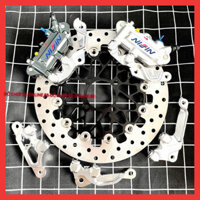 [ FULL 3 Món Heo NISSIN lỗ trụ 6-8 + Đĩa Swit Đen + Pát Gắn mọi xe mâm 4 lỗ thông dụng SIRIUS,WAVE,EX,WINER..v.v