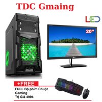 { FULL } Bộ máy tính game TDCGaming intel core i7 2600/ Ram 4gb/ Hdd 500gb  Màn hình LG 20 inch - Tặng phím chuột giả cơ chuyên game - Bảo hành 24 tháng 1 đôi 1.