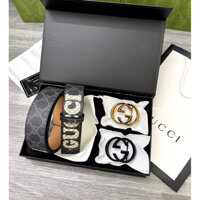 [ Full box  hàng mới ] thắt lưng / dây nịt nam Gc 2 mặt full box có sẵn