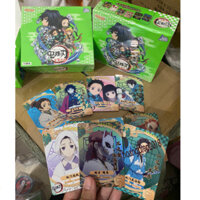 ( FULL BOX ) Hộp ảnh thẻ KIMETSU NO YAIBA ưu đãi bọc thẻ bài card phẩm giá gacha anime Thanh Gươm Diệt Quỷ chibi