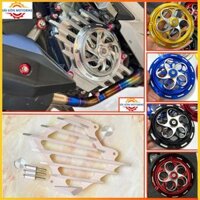 👉 [ Full Combo ] Che Két Nước Kèm Quạt Gió Xoay Nhôm CNC  >>> Gắn xe Vario,Click,A.B ( 125/150 ) , Lead 2 Val , S.H Việt