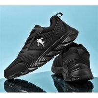 [ Full Đen ] Giày Chạy Bộ Siêu Nhẹ Thoáng Khí Đế MD Phong Cách Giày Thể Thao Thời Trang Chạy Bộ Mới Giày Lưới Siêu Nhẹ