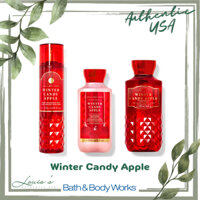 [ Full size ] WINTER CANDY APPLE - Body mist | Lotion | Tắm | Xịt thơm toàn thân Bath & Body Works Mỹ