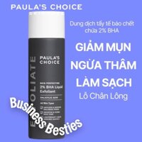 [ Fullsize 118ml ] Dung dịch loại bỏ tế bào chết Paula's Choice Skin Perfecting 2% BHA Liquid Exfoliant