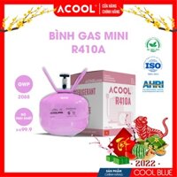 [ GAS LẠNH MÁY LẠNH ĐIỀU HÒA BƠM NHIỆT]Gas lạnh ACOOL R410A bình 2,8 kg