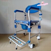 ✅ Ghế Bô Đa Năng Có Bánh Xe Lucass GX-200 (GX200) | Hợp Kim Nhôm Siêu Nhẹ, Gác Tay Nhấc Lên, Đệm Chống Nước