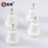 ❈ ❈ Ghế xoay bánh xe cố định màu trắng bánh xe đa năng bánh xe cố định hướng caster văn phòng ông chủ ghế lăn bánh xe ròng rọc 250D316