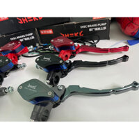 [ giá 1 cặp] Tay phanh bình dầu liền CNC cho xe điện xe máy phụ tùng xe điện