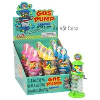 ( Giá bán sỉ nguyên khay 12 chiếc ) Kẹo đồ chơi hình máy bán kẹo bình gas Pump Candy Station 13g Kidsmania